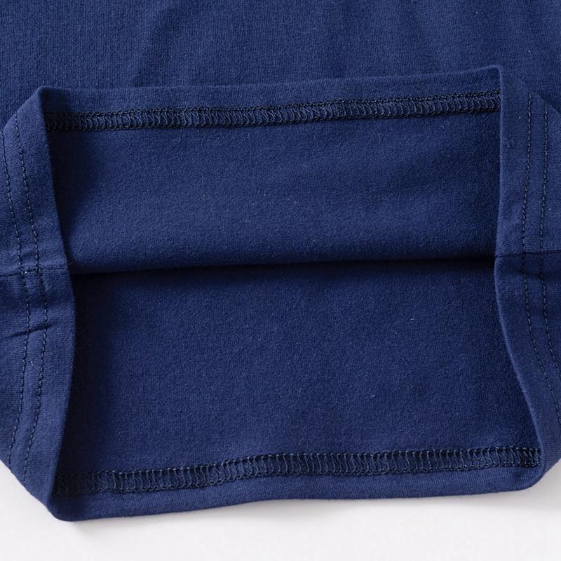 2-8 Years Kids Boys Lapel Button Neck Sweatshirt Pullover Top