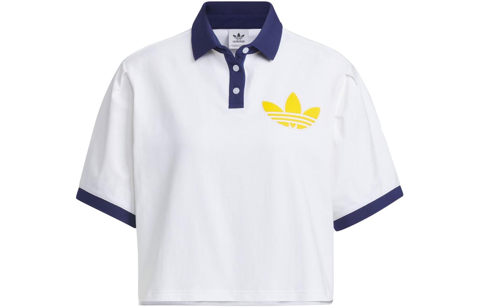 

adidas Originals Trefoil Varct Polo Shirt With Logo Patchwork IU4768 XL