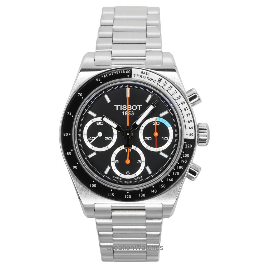 Tissot PR516 Chronograph Stainless Steel Black Dial Automatic T149.459.21.051.00 100M Men's Watch