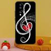 Musiknotenzeichen Klavierhülle Für Honor 200 Pro X9c X9a X8a X7a X6a X7 X8 X9 X8b X9b 50 70 90 Magic 6 5 Lite Hülle