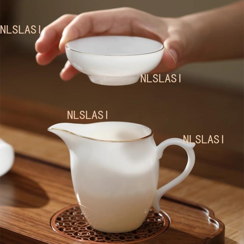 NLSLASI Authentic Handmade Fair Cup Tea set Accessories Household wine set  Guanyin Puer cup 1pcs Tea dispenser 190ml