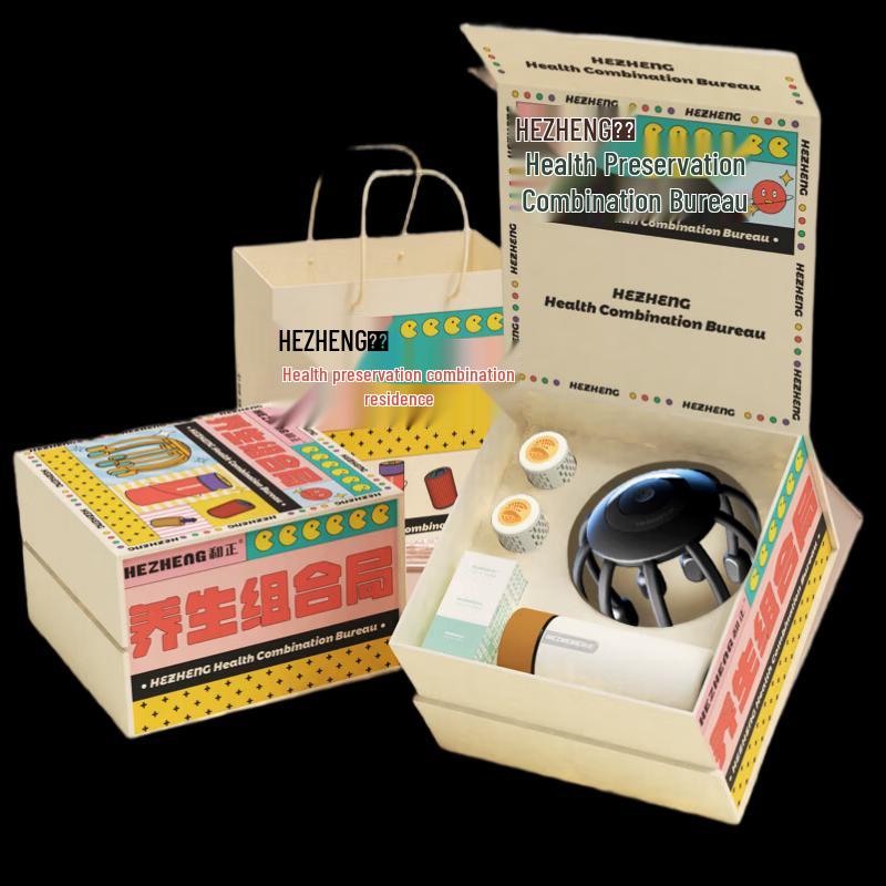 Hezheng Head Massager & Thermos Cup Gift Set