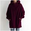 Autumn/Winter 2023 Street Style Fleece-Lined Zipper Hoodie (HS0714)