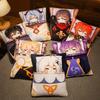 36x27cm Genshin Impact Plush Toy Kawaii  throw pillow plush Tiwat Zoo Yae Miko Tartaglia Thoma Ganyu Diluc Plush Pillow Cartoon