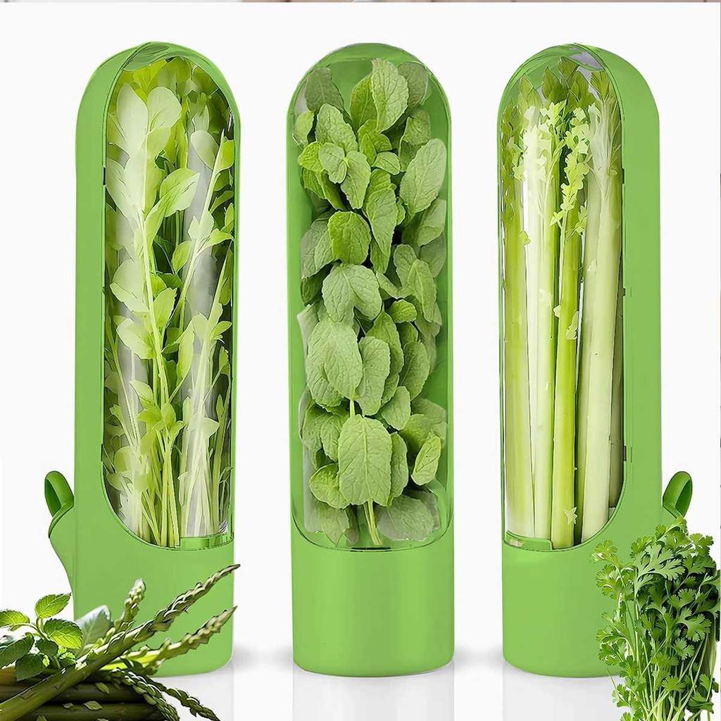1 PC Fresh Vegetable Preservative Bottle Storage Container for Refrigerator Kitchen, Home Kitchen Gadgets