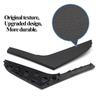 2-Doors Black Left and Right Interior Door Pull Handle Cover Panel Trim For VW Golf 6 GTI MK6 2009-2013 5K3868039A 5K3686040A