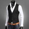 2025 Summer New Male Trendy Korean Edition Slim Fit Vest Coat, Suit Vest, Large 5XL Vest