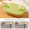 Microwave Safe Glass Lunch Box with Compartments - Ideal for Students and Office Workers