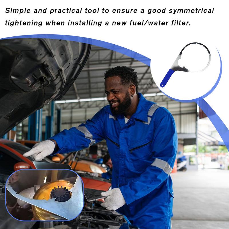Filter Entlüftungskappen Schlüssel 6-Zoll Automobil Motorfilterschlüssel Hochpräzises Verriegelungs-Installationswerkzeug Für Kleinwagen LKW SUV
