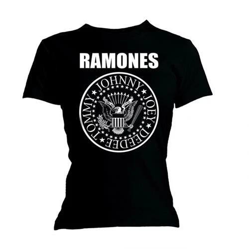 

Женская футболка приталенного кроя Ramones: Печать ОФИЦИАЛЬНАЯ НОВАЯ S