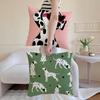 D-Dalmatian Cushion Cover Pillowcase Short Plush Invisible Zipper Room Sofa Cushion Cover