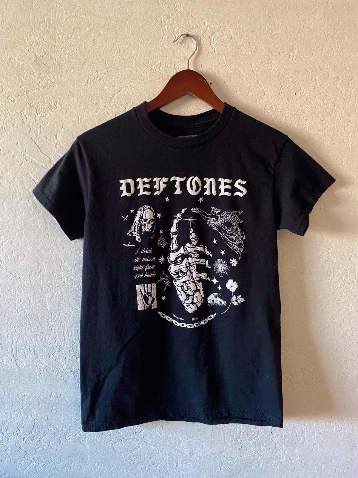 2020s Deftones Skull Reaper Men’s Small Black T-shirt Unisex T-Shirt S