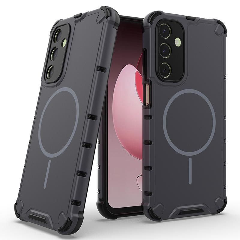 Rugged Earthquake-proof Airbag Armor Case For Samsung Galaxy S26 Ultra S25 Plus S24 S23 A56/36/55/54/34/15 Ott-Box  Anti-slip Shockproof Cover