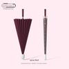 24-Rib Automatic Umbrella, Large Size, Extra-Large, Factory Bulk Straight Handle Long Handle Umbrella, Dual-Use for Sun and Rain, with Logo Printing