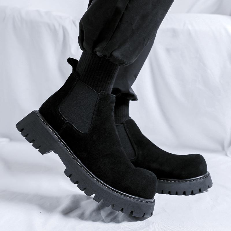 Marca di Lusso Vera Pelle Fatto a Mano Stivaletti Chelsea da Uomo Classico Tempo Libero Moda Nuovo Confortevole Pelle Stivaletto Alla Caviglia Stile Britannico