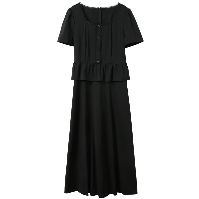 

Sancai Summer 2026 Plus Size Square Neck A-Line Dress