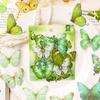 40 Sheets Laser Butterfly Aesthetic Stickers Retro Die Cutting Sticker Pack for Scrapbooking DIY Decorative Journal Stationery