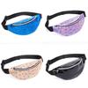 Elegant Geometric Holographic Waist Bags Stylish Fanny Belt Packs For Any Occasion