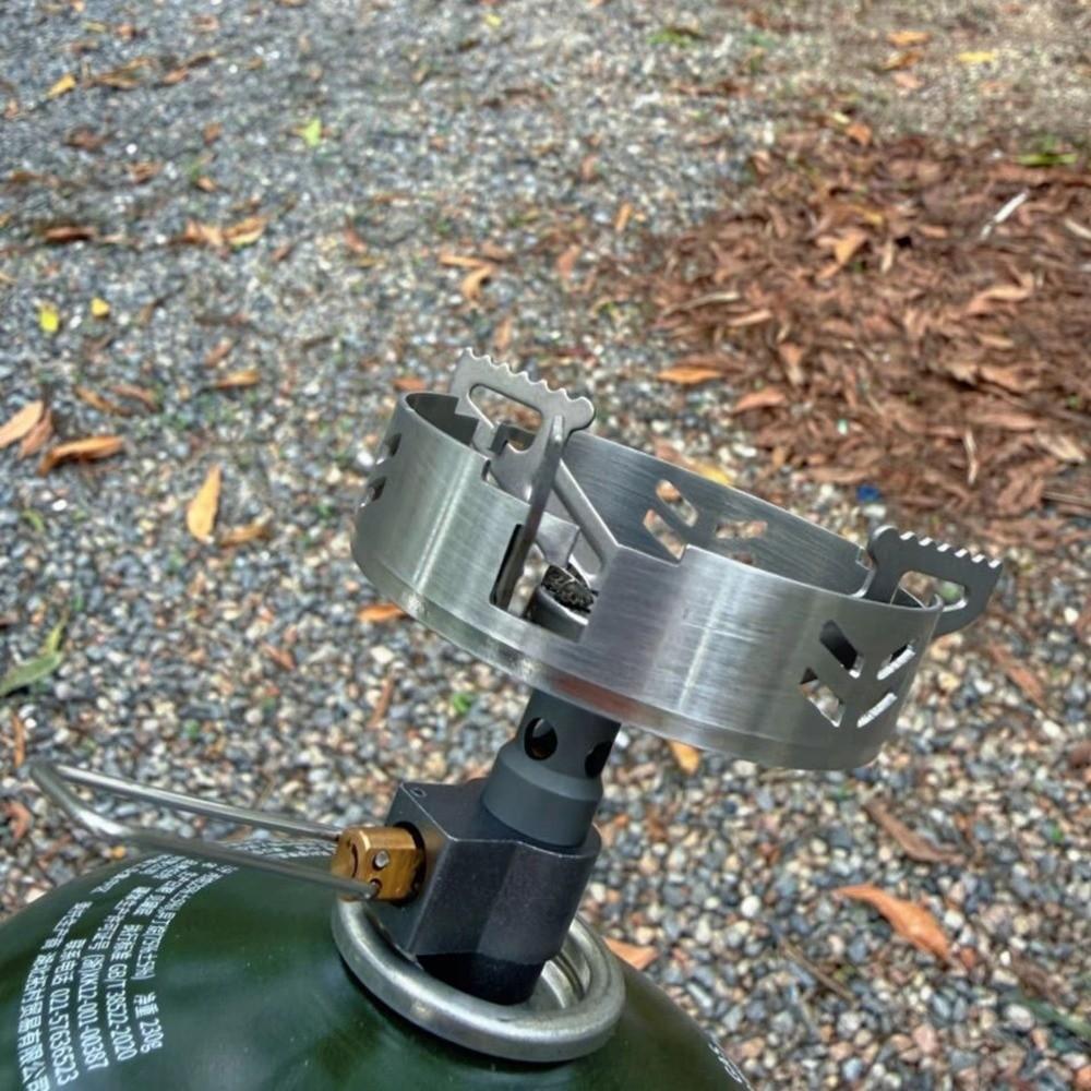 Foldable Outdoor Gas Wind Shield Stainless Steel Gas Furnace Windshield Portable Windproof Ring