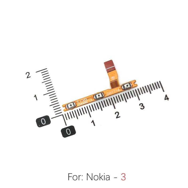 For Nokia 2 1.3 1.4 2.1 2.3 2.4 3.1Plus 3.2 3.4 5.4 4.2 Power Button volume Flex Cable OnOff