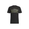 adidas T Shirts Men's Black Crew Neck Moderate Straight Fit HS3213