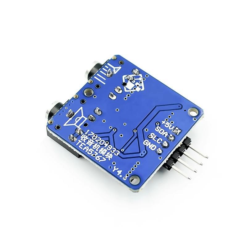 Radio Station Tea5767 Fm Stereo Radio Module For 76-108Mhz With Free Cable Antenna