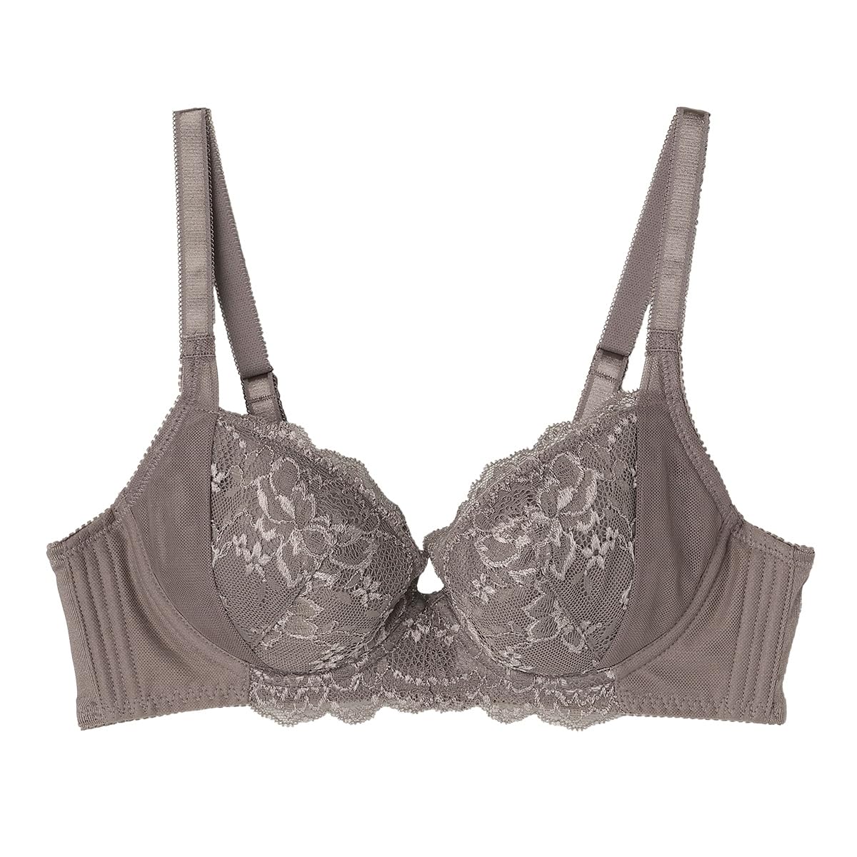 

Утягивающий бюстгальтер на косточках с боковой частью из силовой сетки серовато-коричневый [Atsugi] [Beauty Make] 94625AS/GS Женский