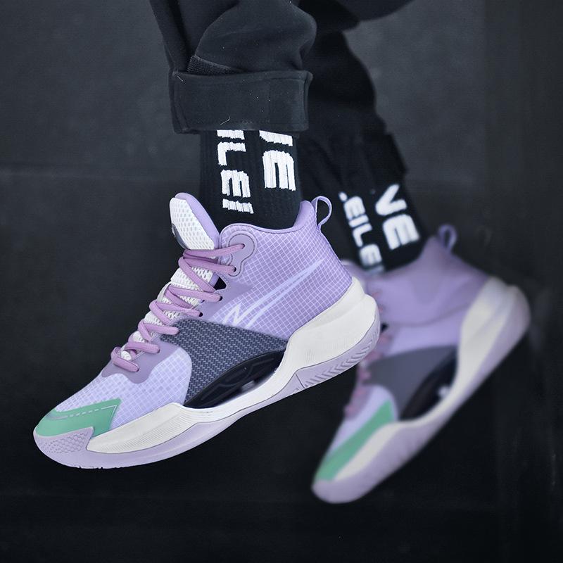 Ultra-light actual combat casual sneakers summer breathable high-top wear-resistant sneakers basketball shoes