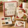 Christmas Sea Glass Mosaic Art Kit, Elegant Collectible Holiday Ornament