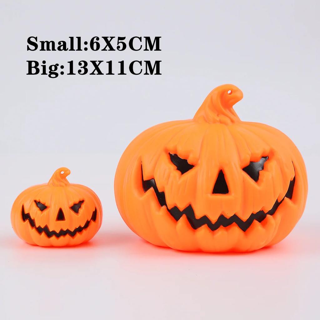 1-15PCS Halloween Decoration LED Pumpkin Lights Smiley Pumpkin Lights Ornaments Holiday Party Atmosphere Decoration Lights