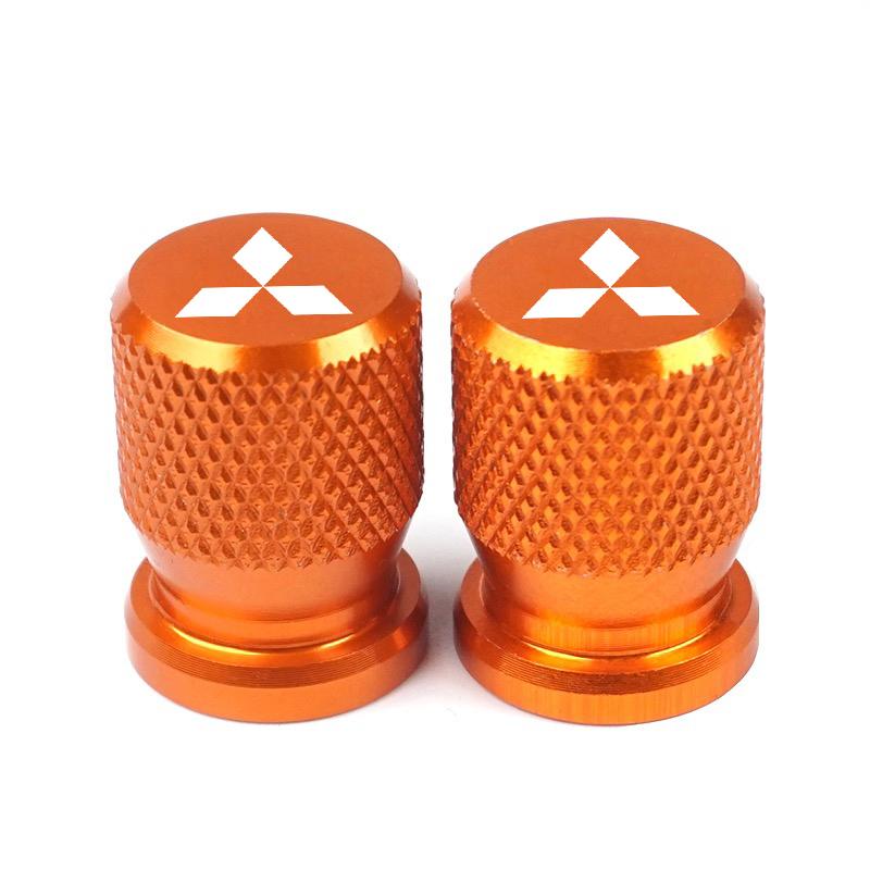 4PCS CNC Aluminum Tyre Valve Air Port Cover Cap Car Accessories For Mitsubishi Asx Lancer Outlander Pajero Ralliart