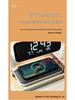 Creative 3-in-1 Fashion Clock Night Light & 15W Wireless Charger Lamp