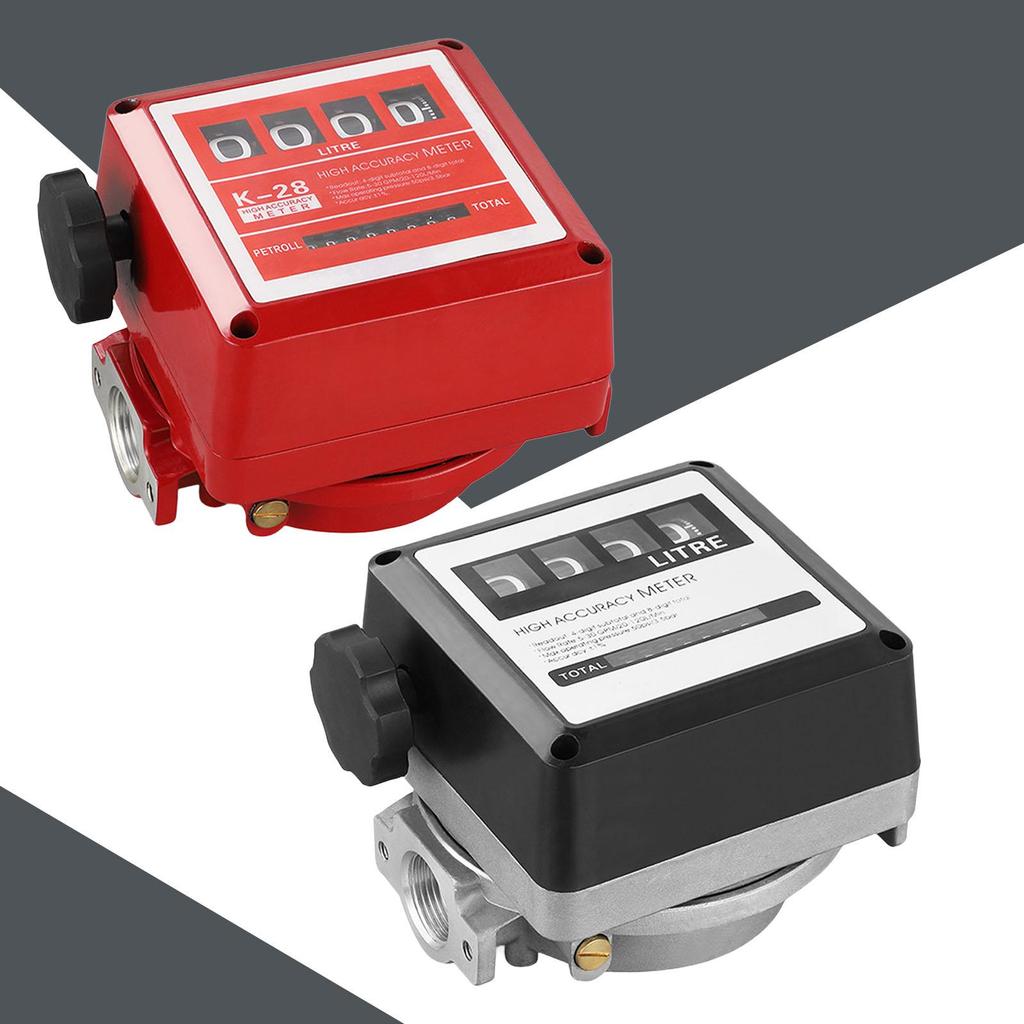 Mechanical Flow Meter Multipurpose ±1% Accuracy Oil Flow Liter Meter