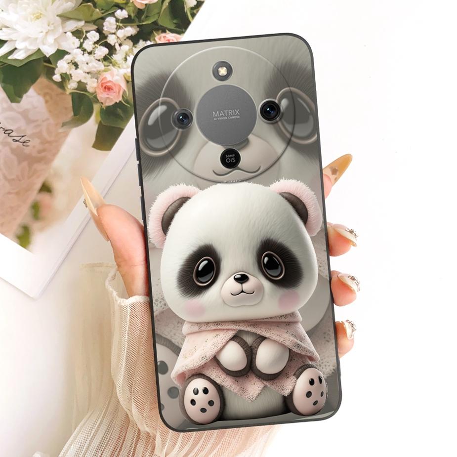 For Honor X9d Case Magic8 Lite Cute Fashion Cartoon Cover Soft TPU Phone Case For Honor Magic 8 Lite X 70 HonorX9d HonorX70 Bags