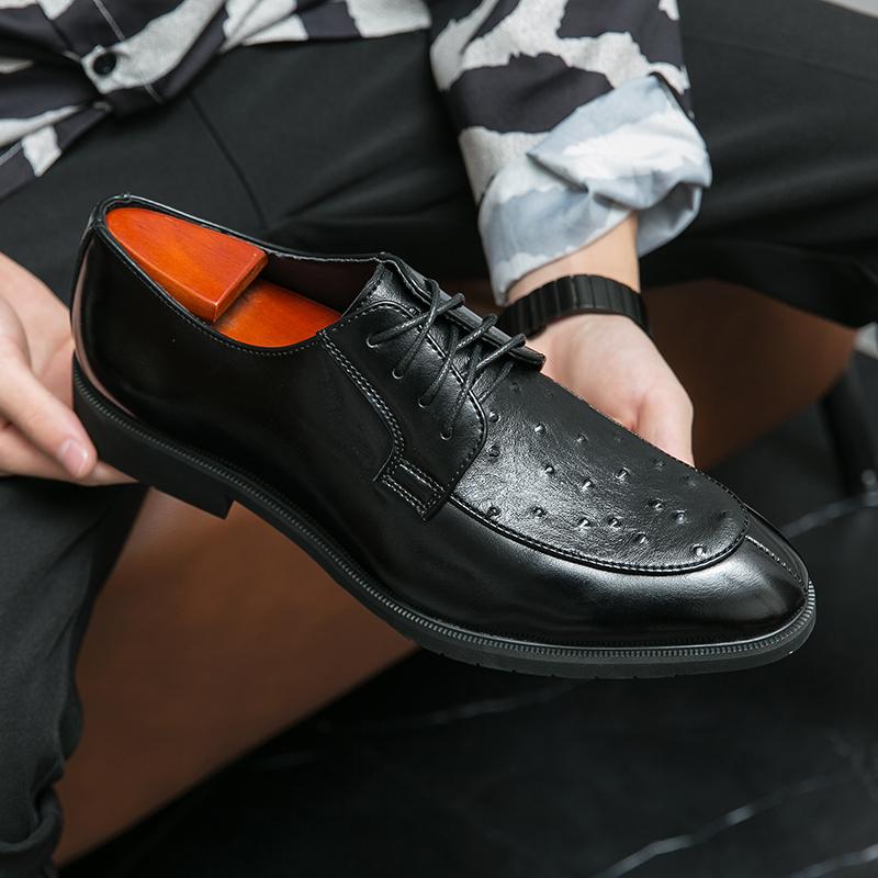 Módní kožené boty pro muže Pravá kůže Boty velkých velikostí Vysoce kvalitní designové formální boty Ležérní boty Módní business