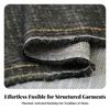 Medium-Weight Fusible Interlining | Woven Interlining, for Sewing, Apparel