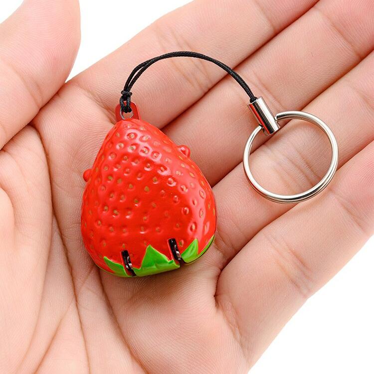 Stainless Steel Nail Clippers Fruits Strawberries Folding Nail Clippers Nail Trimmer Portable Manicure Tools