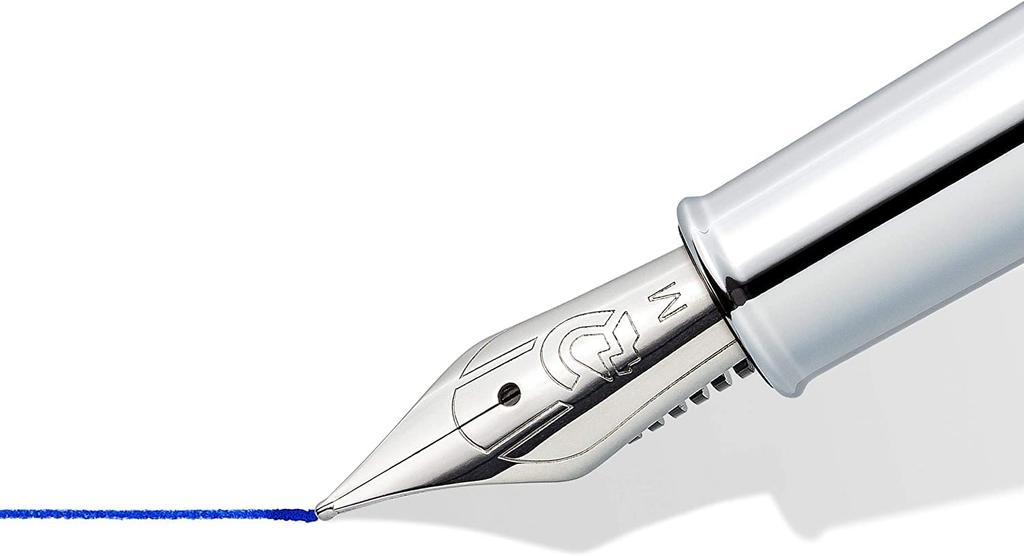 STAEDTLER Triplus Fountain Triangular Roring Red Pen, Red, Barrel, (Medium Nib)