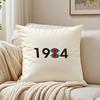 Classic Dystopian Novel NNineteen EFightyFour Cushion Cover Linen Pillowcase Soft  for Sofa Bed Home Room Decor