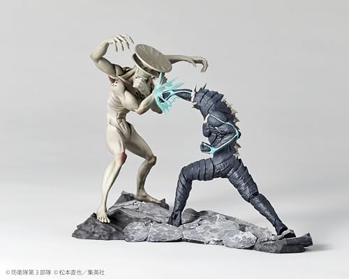 Kaiyodo Anime "Kaiju No. 8" Kaiju No. 8 vs. Kaiju No. 9 1/18 Scale PVC Painted Complete Figure