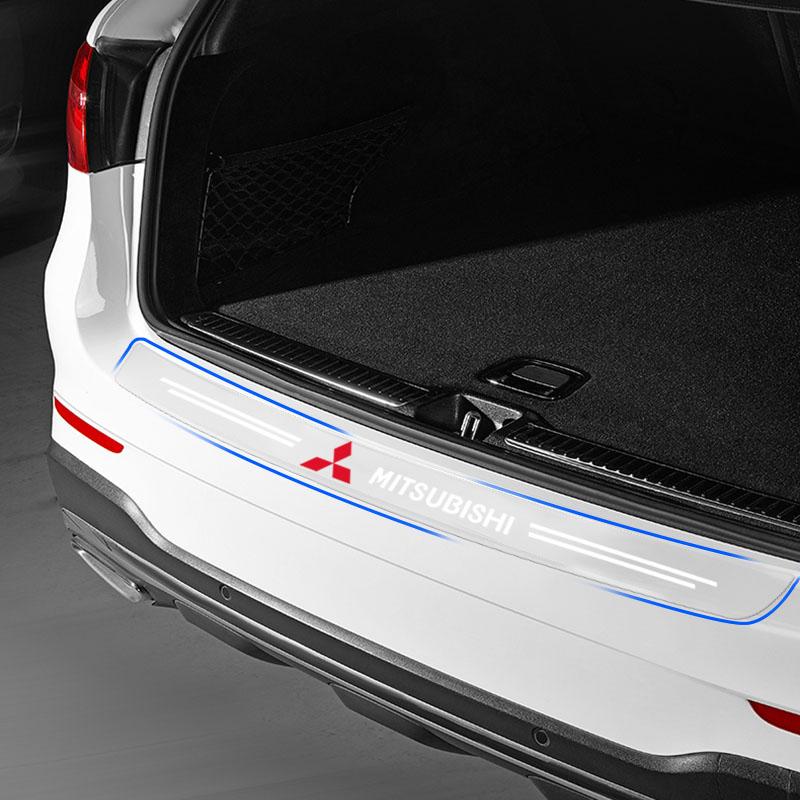 Transparenter Kofferraumemblem-Schutzaufkleber Zubehör für Mitsubishi Outlander Lancer 10 9 ASX RALLIART Eclipse L200 Pajero