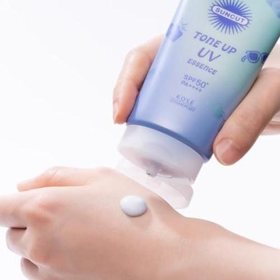 Sunkat Tone Up UV Essence Snow White Blue 80g Sunscreen Waterproof Water Resistant