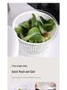 Hand-Crank Multi-Functional Kitchen Dehydrator and Spin Dryer
