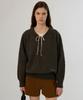 Sseomweeobeoteo Hazel Alpaca V-Neck Knit - Charcoal