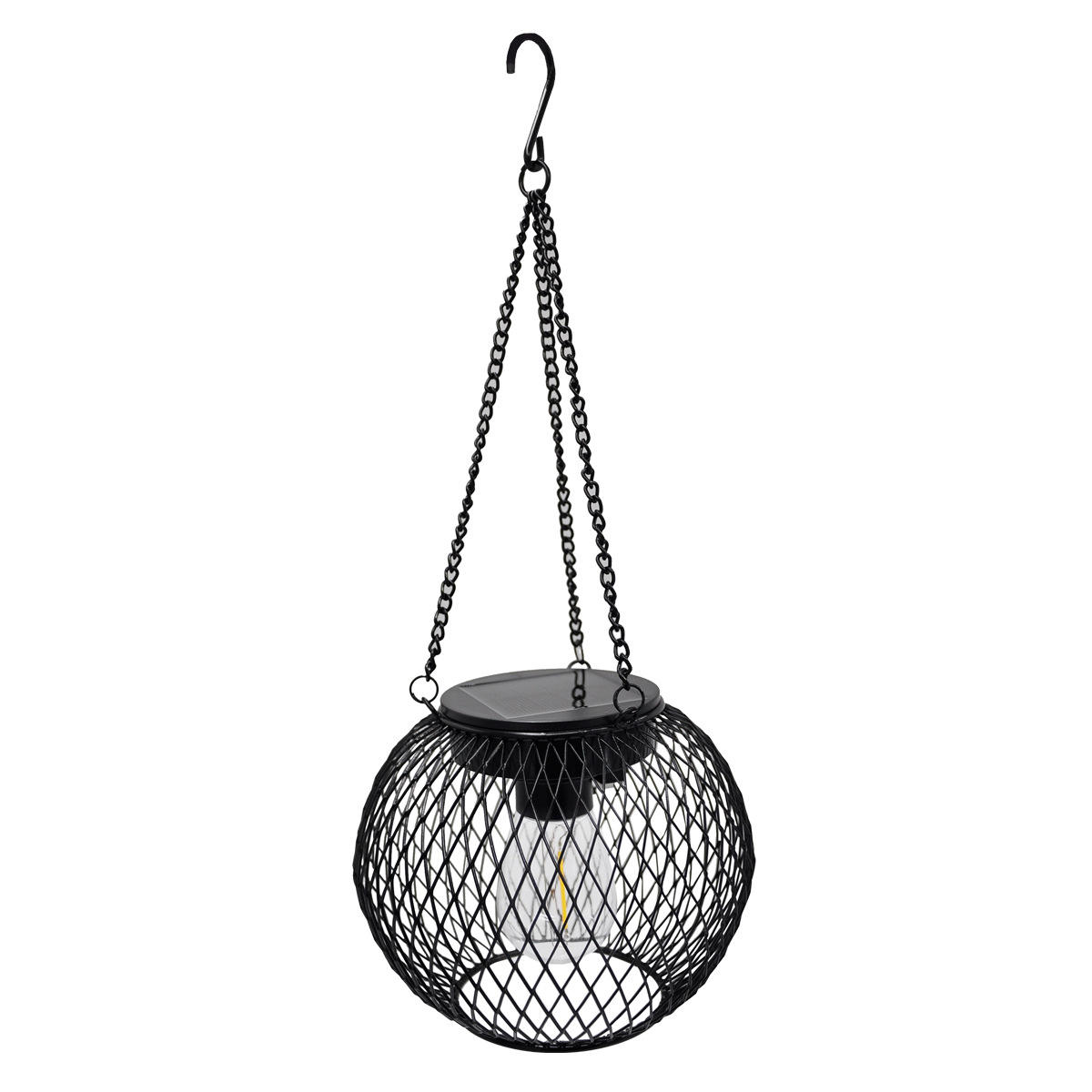 

Питаемый от солнечной энергии Утолщенный Кованый Чугун Рустикальный Решетчатый Подвесной Светильник Наружный Садовый Задний Двор Диммируемый Светодиодный Подвесной Декоративный Светильник