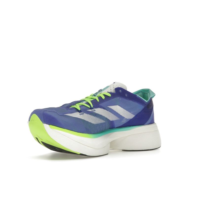 Adidas Adizero Adios Pro 3 Cobalt Blue Lucid Lemon Women Sneakers Zero-Metallic ID3614