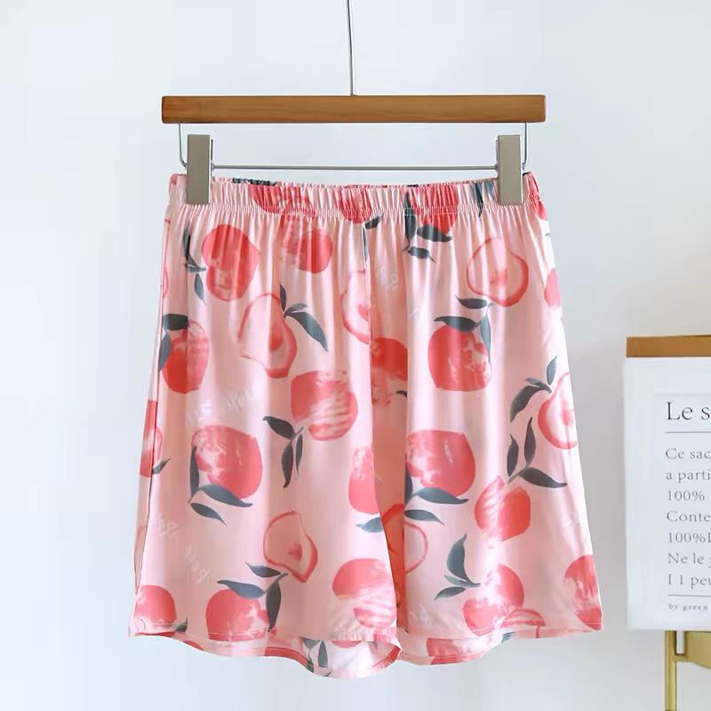 Women's Cotton & Rayon Casual Beach Shorts - Non-Fading, Summer Five-Point Style, Wear Indoors or Outdoors