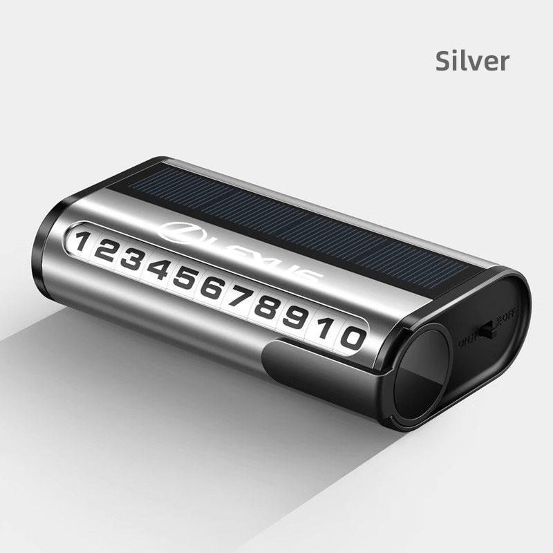 

2026 Hot Interior Stickers Car Temporary Parking Card Noctilucent Phone Number Card Plate For Lexus RX330 IS250 Ct200h ES300h RX коричневый