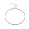 SA RINNTIN Fashion Jewelry 925 Sterling Silver Anklet Foot Chain Jewelry for Women 14K Gold Plated Chain Anklets