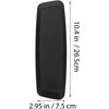 COHEALI 2pcs Office Chair Arm Armrest Covers: Stretchable PU Leather Protectors for Office/Gaming Chairs Furniture Parts (Black)